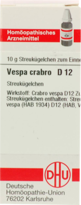 VESPA CRABRO D 12 Globuli - 10g - U - Z