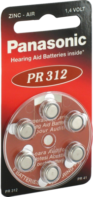 BATTERIEN f.Hörgeräte Panasonic PR312 - 6St - Sonstige Mess/Therapiegeräte + Zubehör