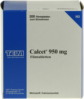 CALCET 950 mg Filmtabletten - 200St