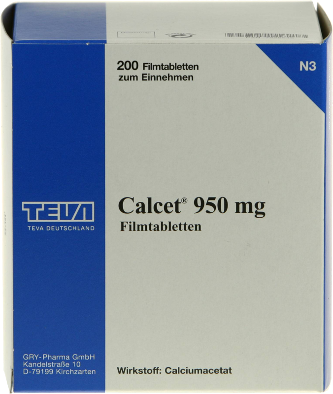 CALCET 950 mg Filmtabletten