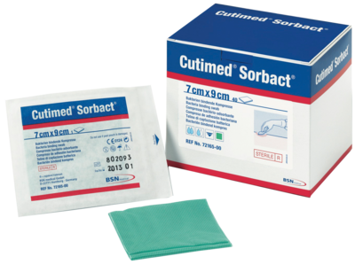 CUTIMED Sorbact Kompressen 7x9 cm - 42St