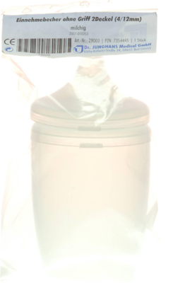 EINNEHMEBECHER Kunststoff m.2 Trinkdeckel - 1St