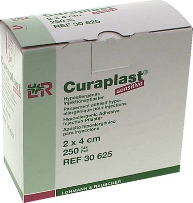 CURAPLAST Inj.-Pflaster sensitiv 2x4 cm