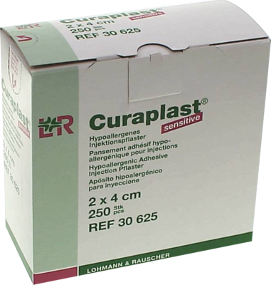 CURAPLAST Inj.-Pflaster sensitiv 2x4 cm - 250St