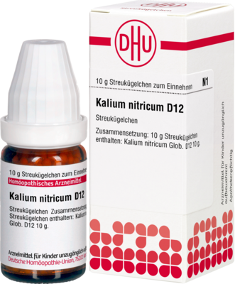 KALIUM NITRICUM D 12 Globuli - 10g