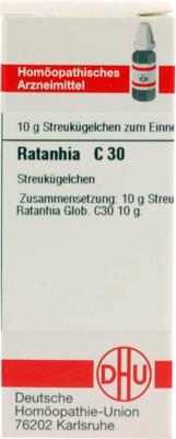 RATANHIA C 30 Globuli - 10g