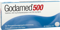 GODAMED 500 Tabletten - 20St - Schmerzen und Fieber