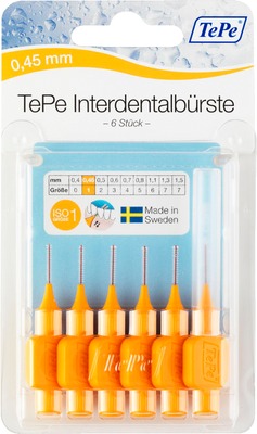 TEPE Interdentalbürste 0,45mm orange