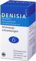 DENISIA 6 Atemwegserkrankungen Tabletten - 80St