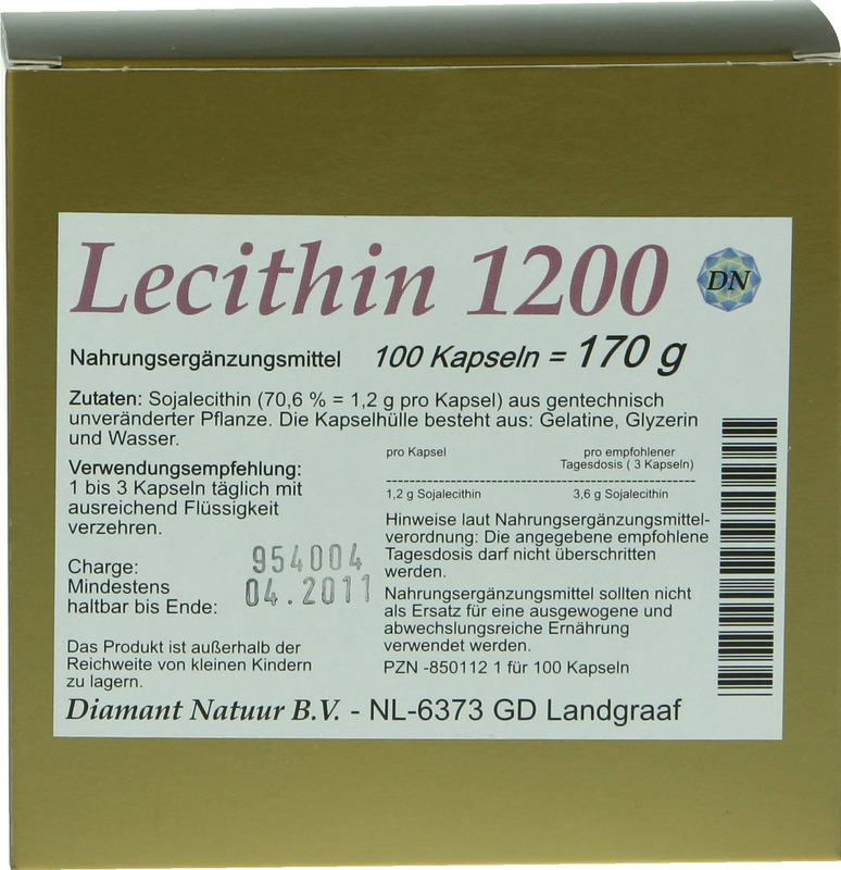 LECITHIN 1200 Kapseln