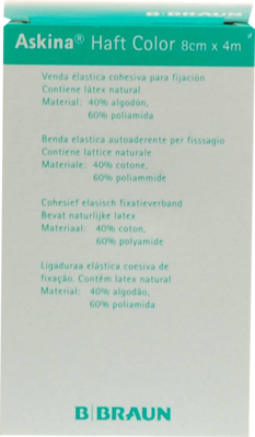 ASKINA Haftbinde Color 8 cmx4 m blau - 1St