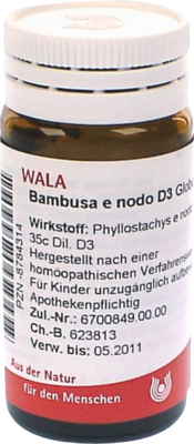 BAMBUSA E NODO D 3 Globuli - 20g
