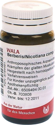 BERBERIS/NICOTIANA comp.Globuli - 20g