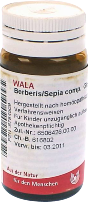BERBERIS/SEPIA comp.Globuli - 20g