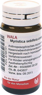 MYRISTICA SEBIFERA COMP.Globuli - 20g