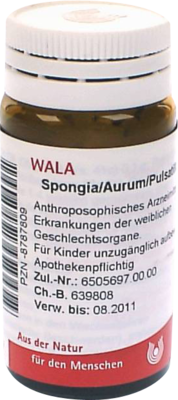 SPONGIA/AURUM/Pulsatilla comp.Globuli - 20g
