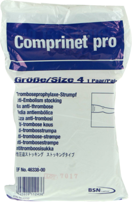 COMPRINET pro Strumpf oberschenk.lang Gr.4 weiß - 2St