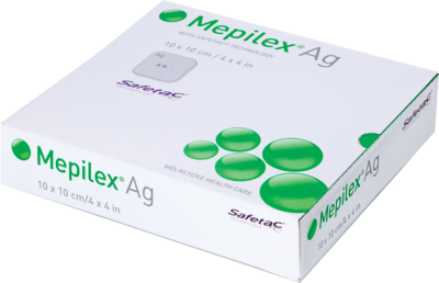 MEPILEX Ag Schaumverband 10x10 cm steril - 10St