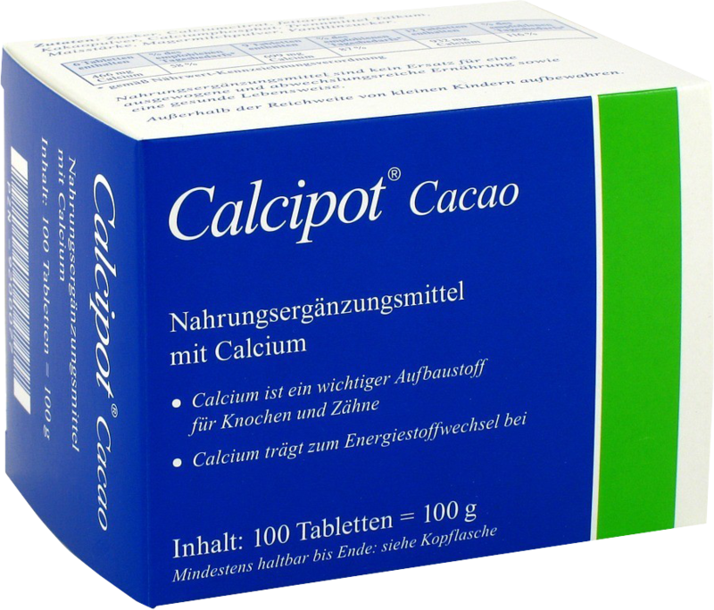 CALCIPOT Cacao Kautabletten