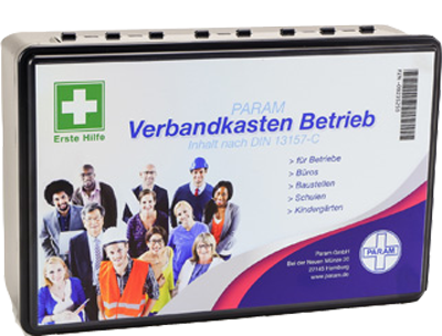 VERBANDKASTEN f.Betriebe 13157-C m.Halterung Param - 1St