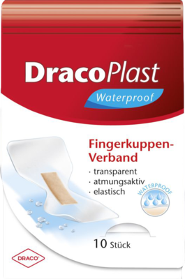 DRACOPLAST waterproof Fingerkuppenpflaster - 10St