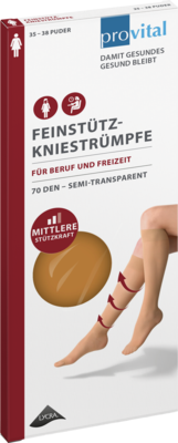 PROVITAL 70den Stützkniestrümpfe Gr.39-42 puder - 2St