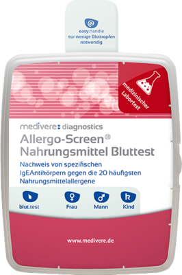 ALLERGO SCREEN Bluttest Nahrungsmittel - 1St