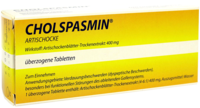 CHOLSPASMIN Artischocke überzogene Tabletten - 50St - Leber und Galle