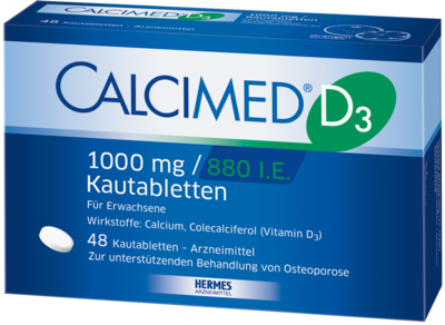 CALCIMED D3 1000 mg/880 I.E. Kautabletten - 48St