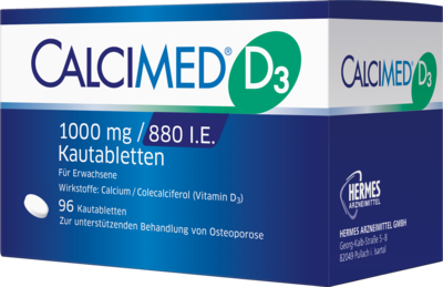 CALCIMED D3 1000 mg/880 I.E. Kautabletten - 96St
