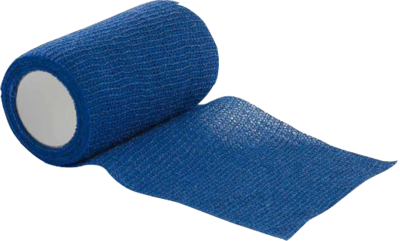 DRACOELFI haft color elast.Fixierb.8 cmx4 m blau - 1St