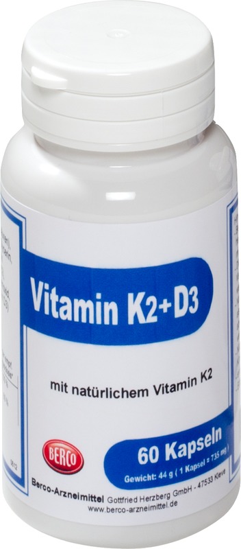VITAMIN K2+D3 Berco Kapseln