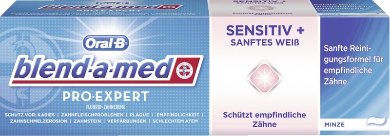 BLEND A MED ProExpert sensitiv & sanftes Weiß