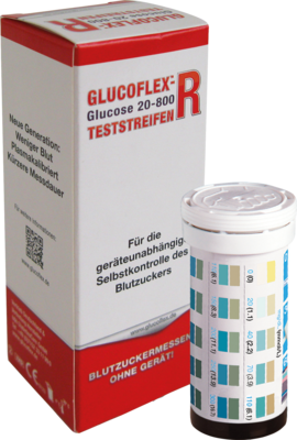 GLUCOFLEX R Glucose Teststreifen - 25St