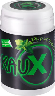 KAUX Zahnpflegekaugummi Peppermint mit Xylitol - 40St - Zahnpflegebonbon/-kaugummi/-lutschtabletten