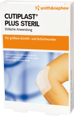 CUTIPLAST Plus steril 10x24,8 cm Verband - 5St