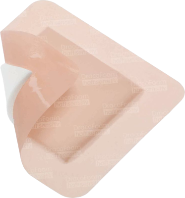 DRACOFOAM Haft sensitiv Schaumst.Wund.7,5x7,5 cm - 10St