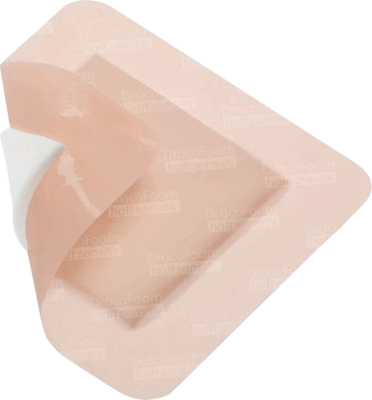 DRACOFOAM Haft sensitiv Schaumst.Wund.12,5x12,5 cm - 10St