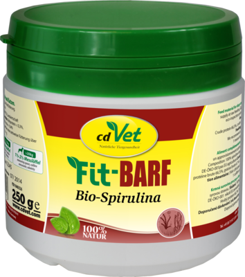 FIT-BARF Bio-Spirulina Pulver f.Hunde/Katzen - 250g