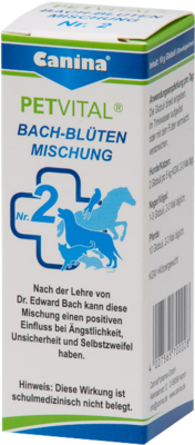 PETVITAL Bachblüten Nr.2 Globuli vet. - 10g - Homöopathie