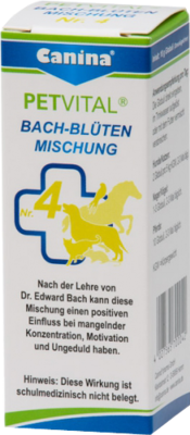 PETVITAL Bachblüten Nr.4 Globuli vet. - 10g - Homöopathie