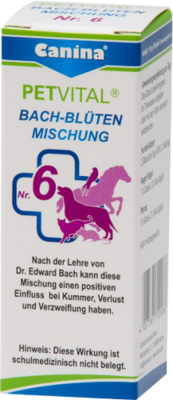 PETVITAL Bachblüten Nr.6 Globuli vet. - 10g - Homöopathie