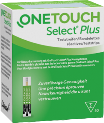 ONE TOUCH Select Plus Blutzucker Teststreifen - 50St