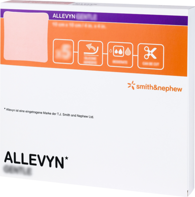 ALLEVYN Gentle 10x10 cm Schaumverband - 5St