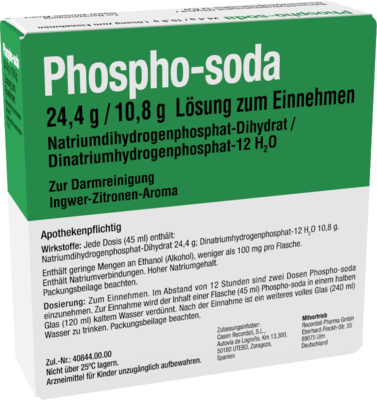 PHOSPHO-soda 24,4 g/10,8 g Lösung zum Einnehmen - 100X45ml