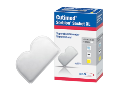 CUTIMED Sorbion Sachet XL Wundauflage 25x45 cm - 6St