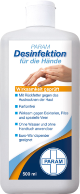 HÄNDEDESINFEKTION flüssig Spenderflasche Param - 500ml