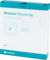 BIATAIN Silicone Ag Schaumverband 10x10 cm - 5St