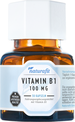 NATURAFIT Vitamin B1 100 mg Kapseln - 30St