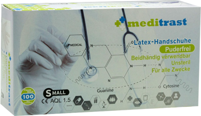 MEDITRAST Latex Unt.Handsch.unsteril puderfrei XL - 100St